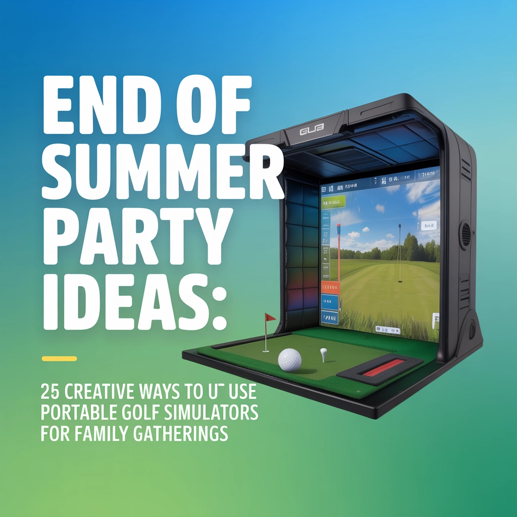 End of Summer Party Ideas: 25 Creative Ways to Use Portable Golf Simulators for Family Gatherings
