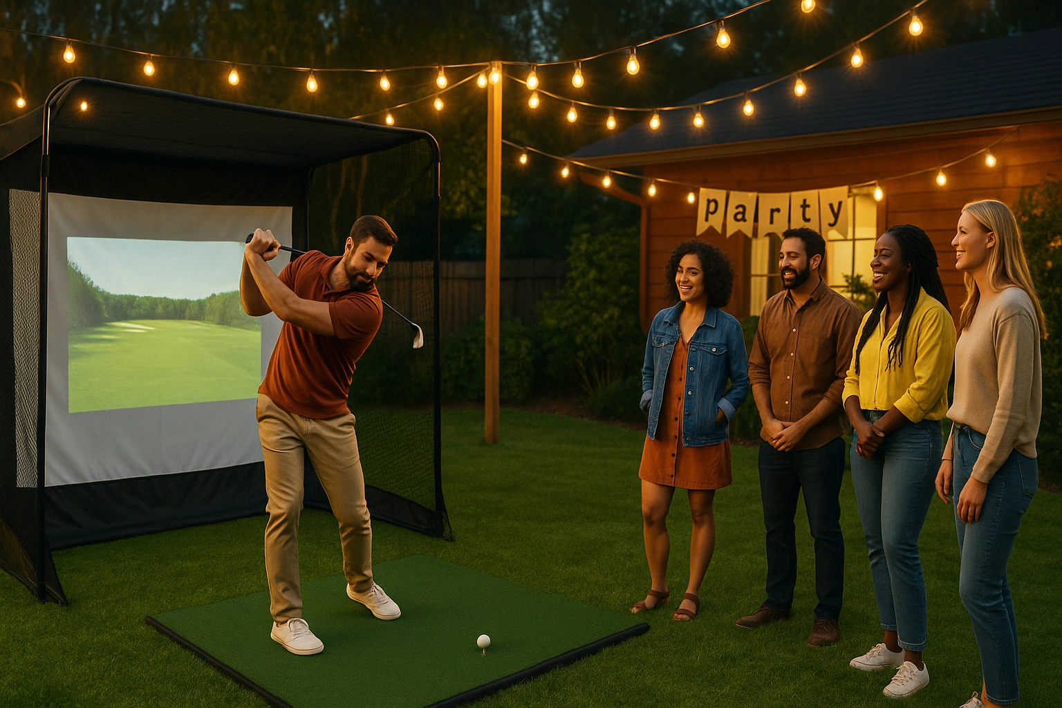 Visualize ParTee Golf Simulator on Your Phone via Space Checker