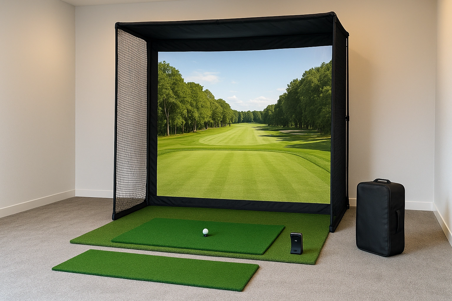 Portable Golf Simulator Rentals for Team Building & Corporate Events